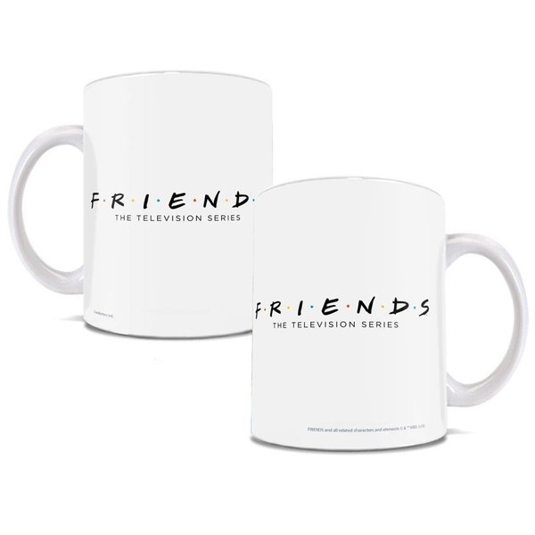 Trend Setters Friends Logo White Ceramic Mug TR127216